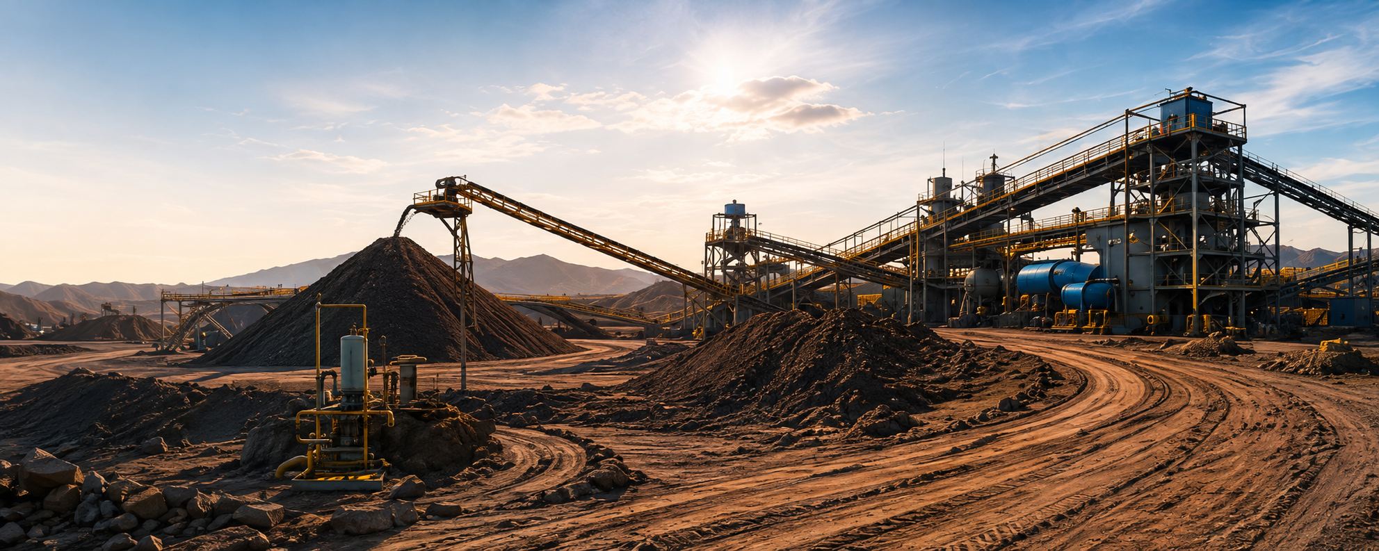Iron ore processing plant